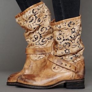 Free People Crochet Beau Boot